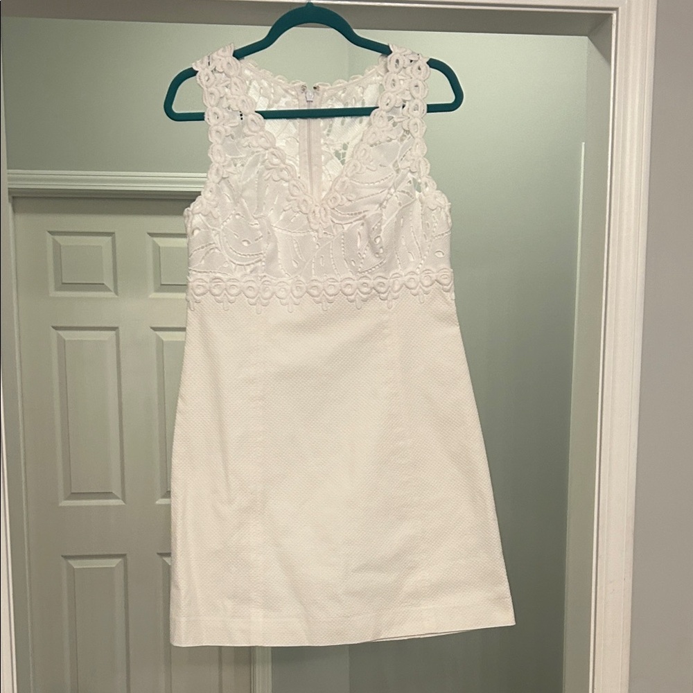 Lilly Pulitzer White Lace Mini Dress
